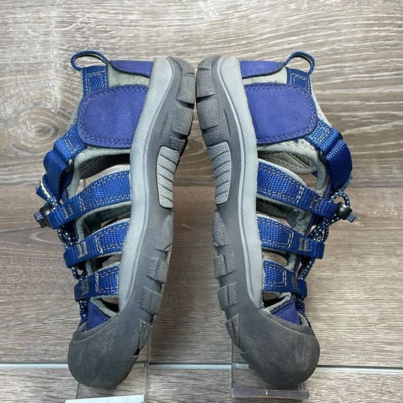 Keen Newport H2 Waterproof Blue Depths Gargoyle Toddler Boy Sz 12 Hiking Sandals - Picture 9 of 10